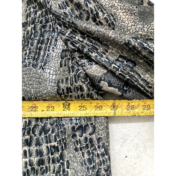 Live Collection Bijan Danialian Suit Set Mens 2XL Coat Pants Snake AOP Baggy NWT - Picture 8 of 16